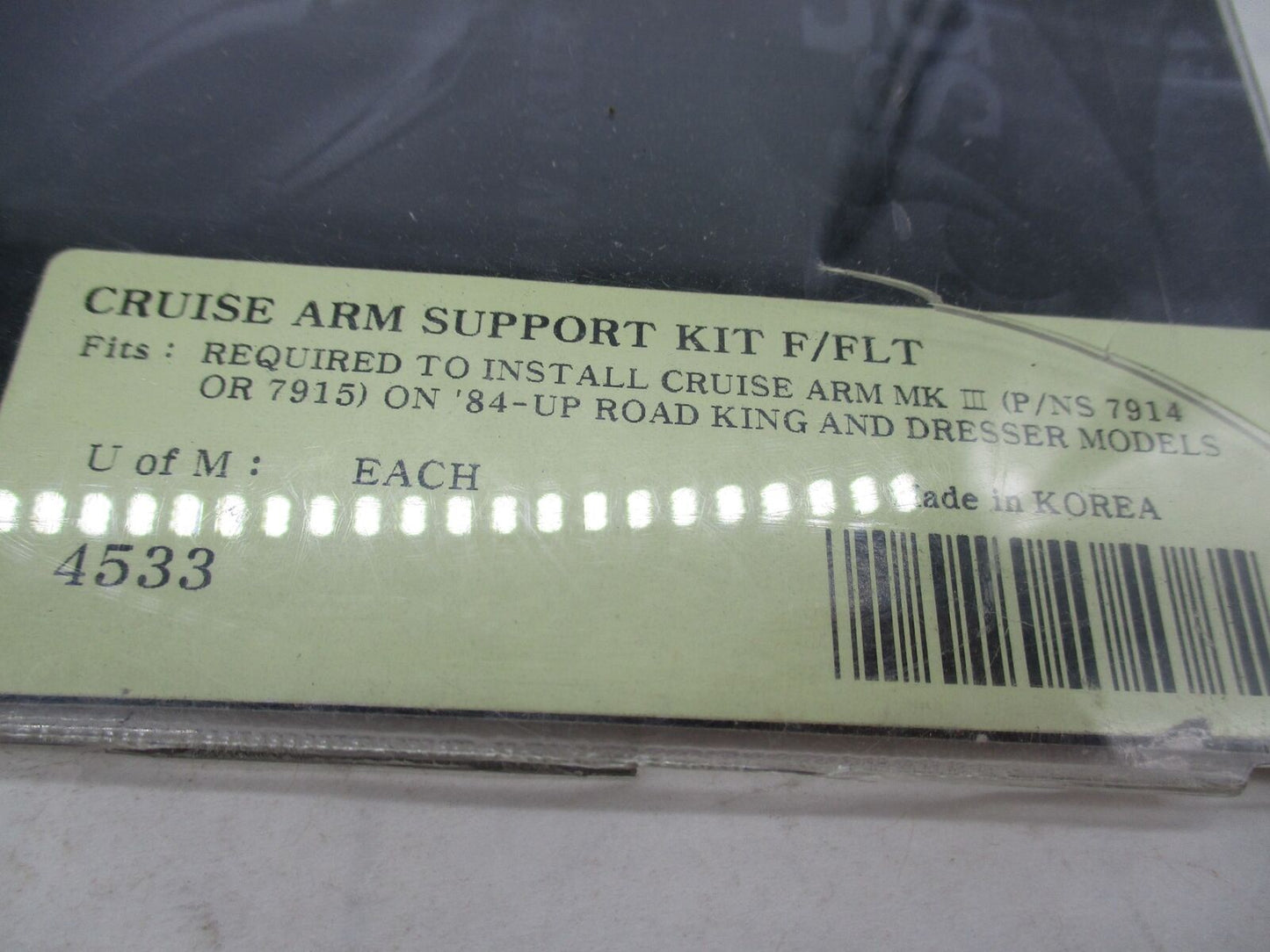 Harley Davidson Kuryakyn NOS Cruise Arm Support Kit FL FLT 4533