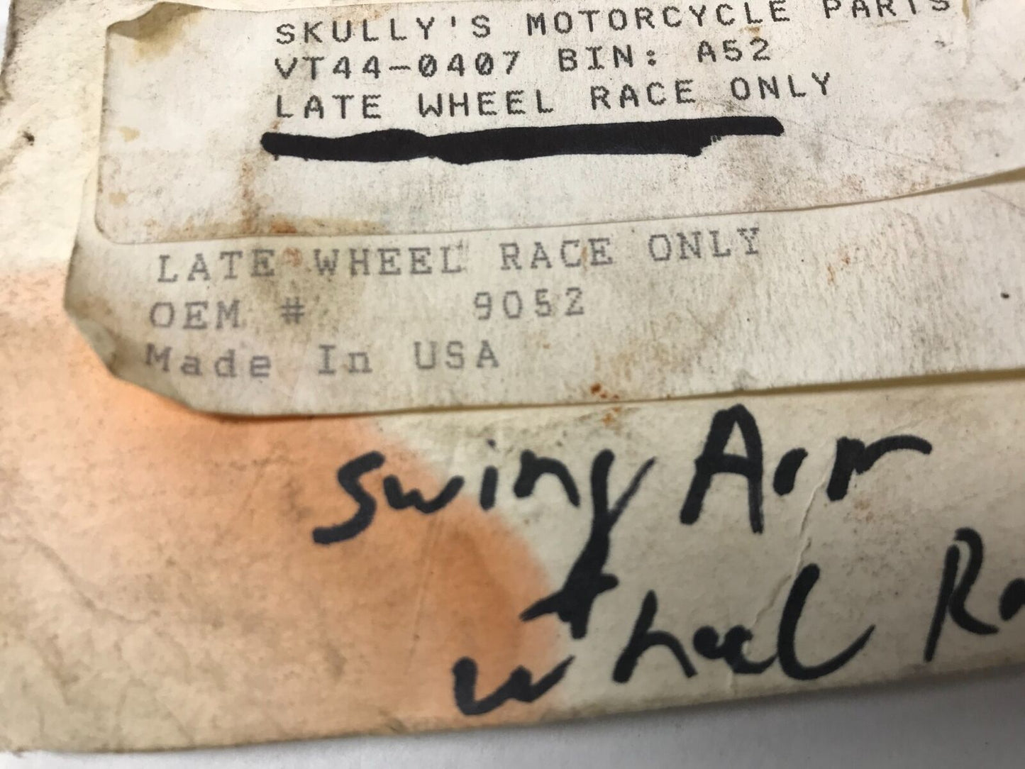 V-TWIN 9052 Late Wheel Race Only Swing Arm VT 44-0407