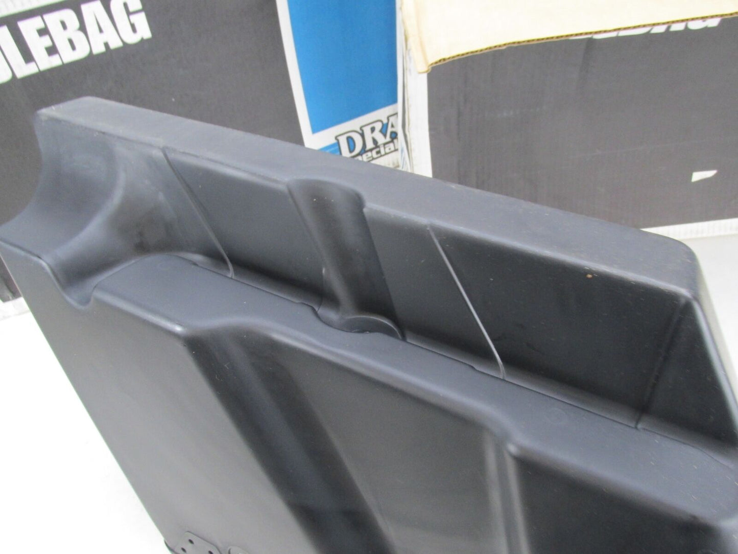 Pair of Harley Drag Specialties NOS Black Saddlebags 3501-0833 & 3501-0832