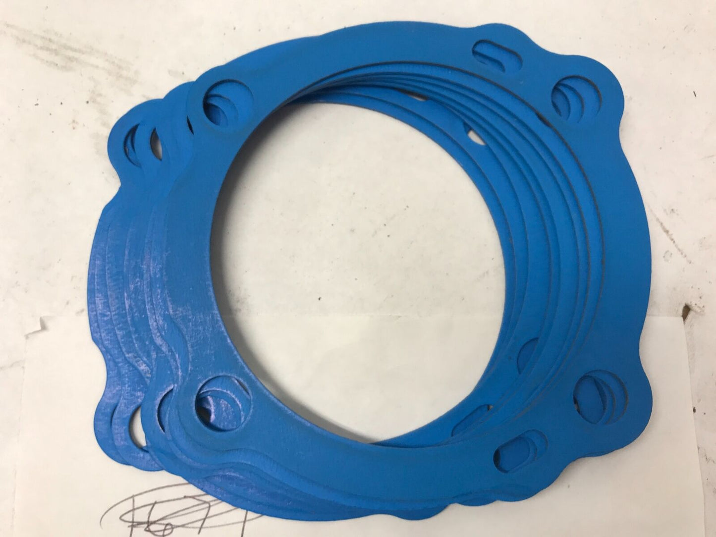 Lot (8) Harley Gaskets 16769-73 Blue Teflon Cylinder Head Gaskets, Ironhead