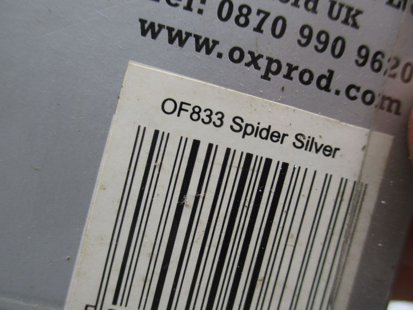 Universal Motorcycle Sport Bike NOS Spider Silver Gas Tank Protector 0F833