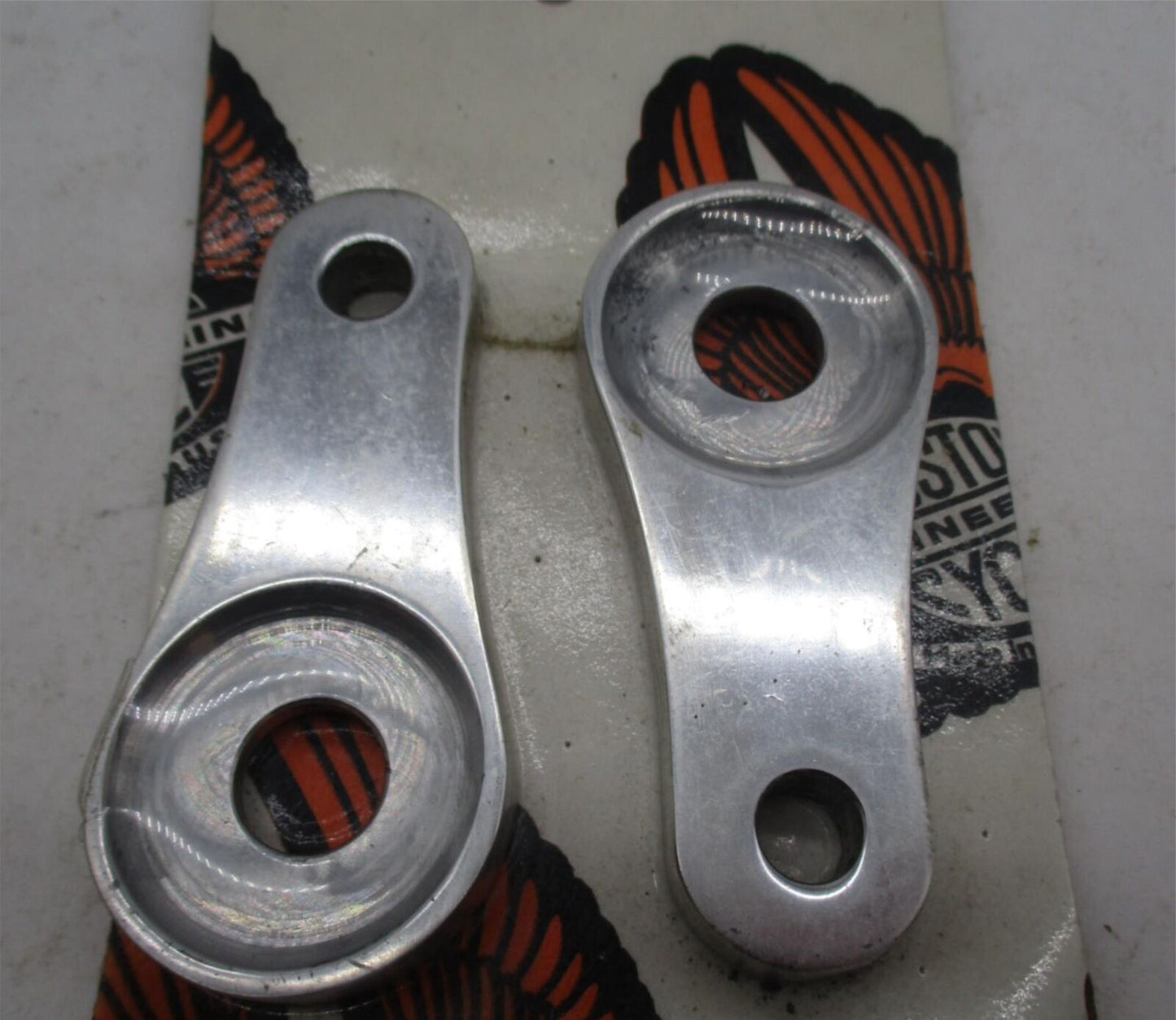 Harley FXR Custom Cycle Headlight Visor Adapter Rubber Chrome DS-280291 IB2600-2