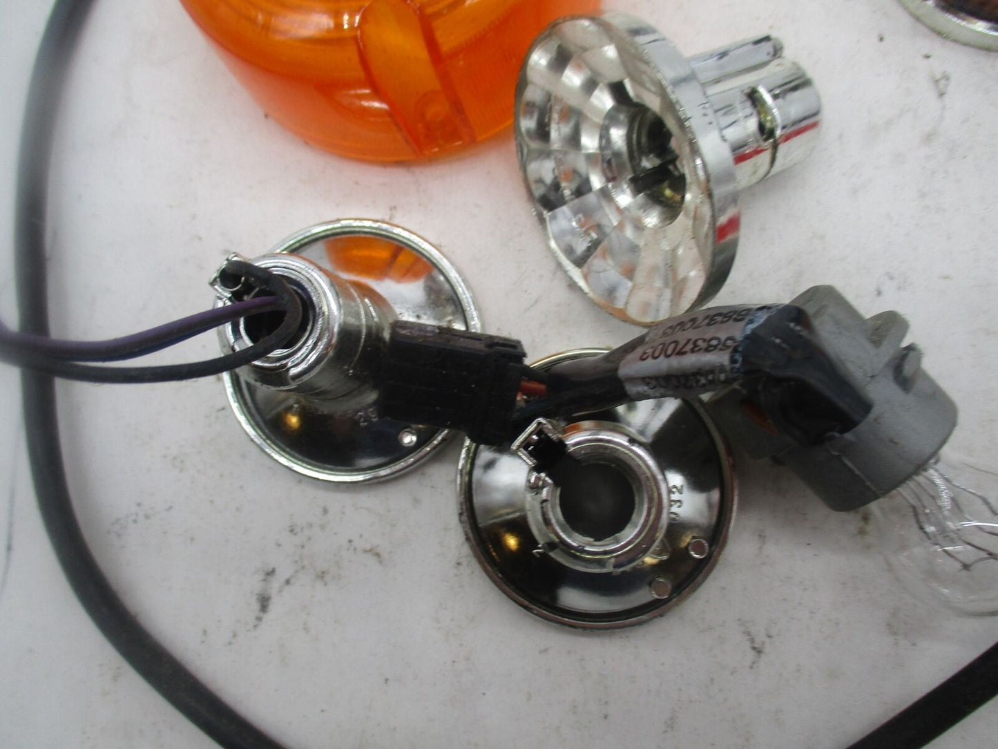 Mixed Lot of Harley Davidson Turn Signal Lighting Parts & Lenses