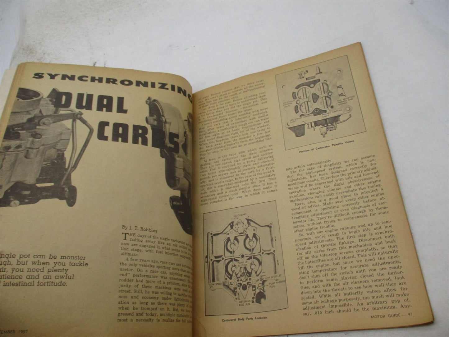 Vintage Motor Guide September 1957 Car Magazine
