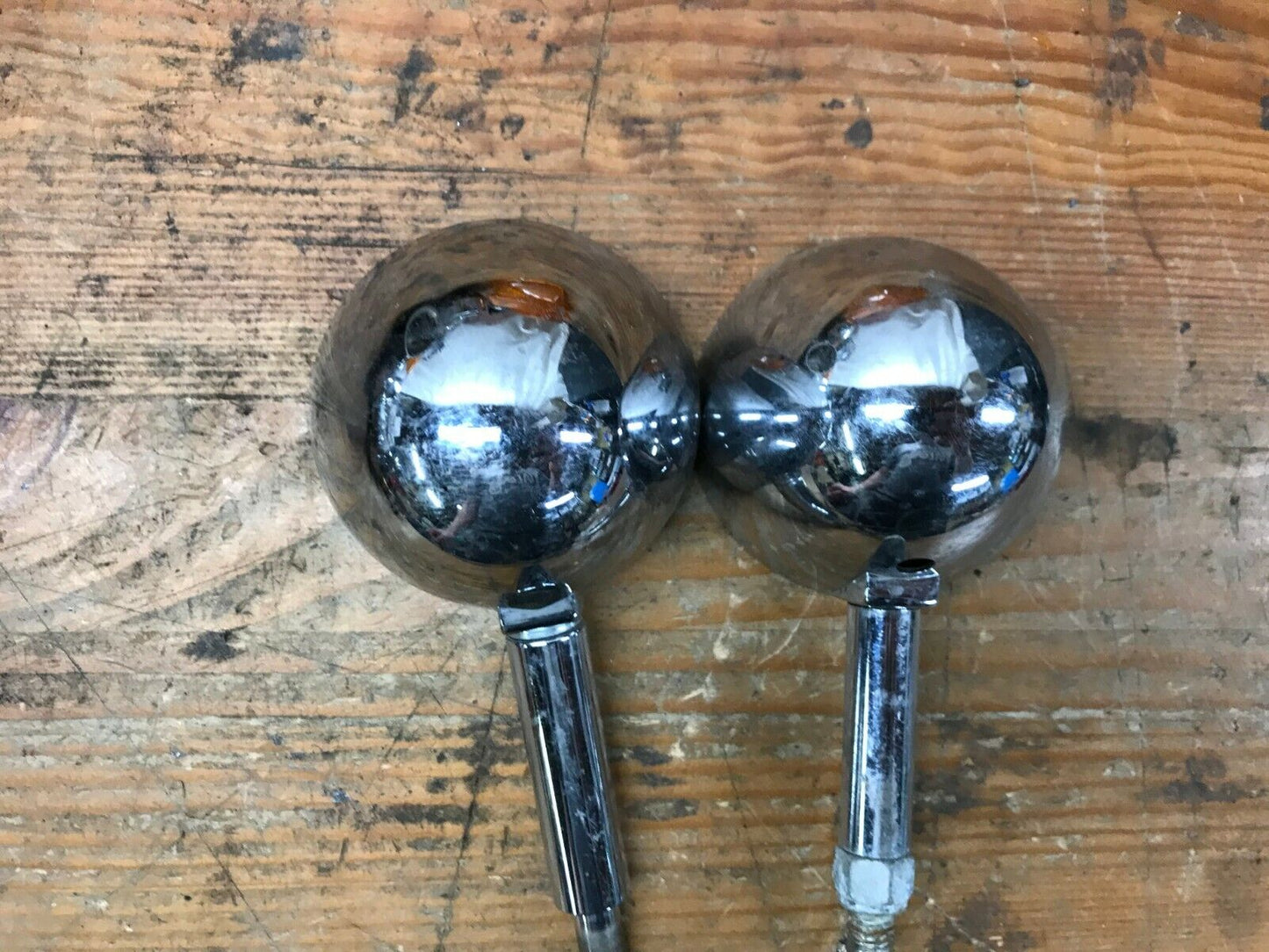 Pair Harley Davidson Bullet Turn Signals Housing and Stalks brackets