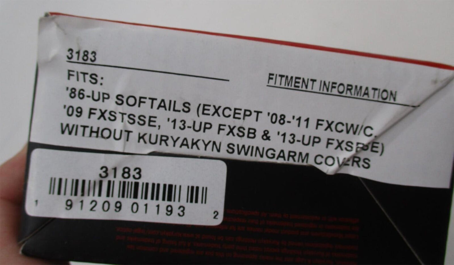 Harley Davidson Kuryakyn Softail Side Mount License Plate Mount Clamp 3183