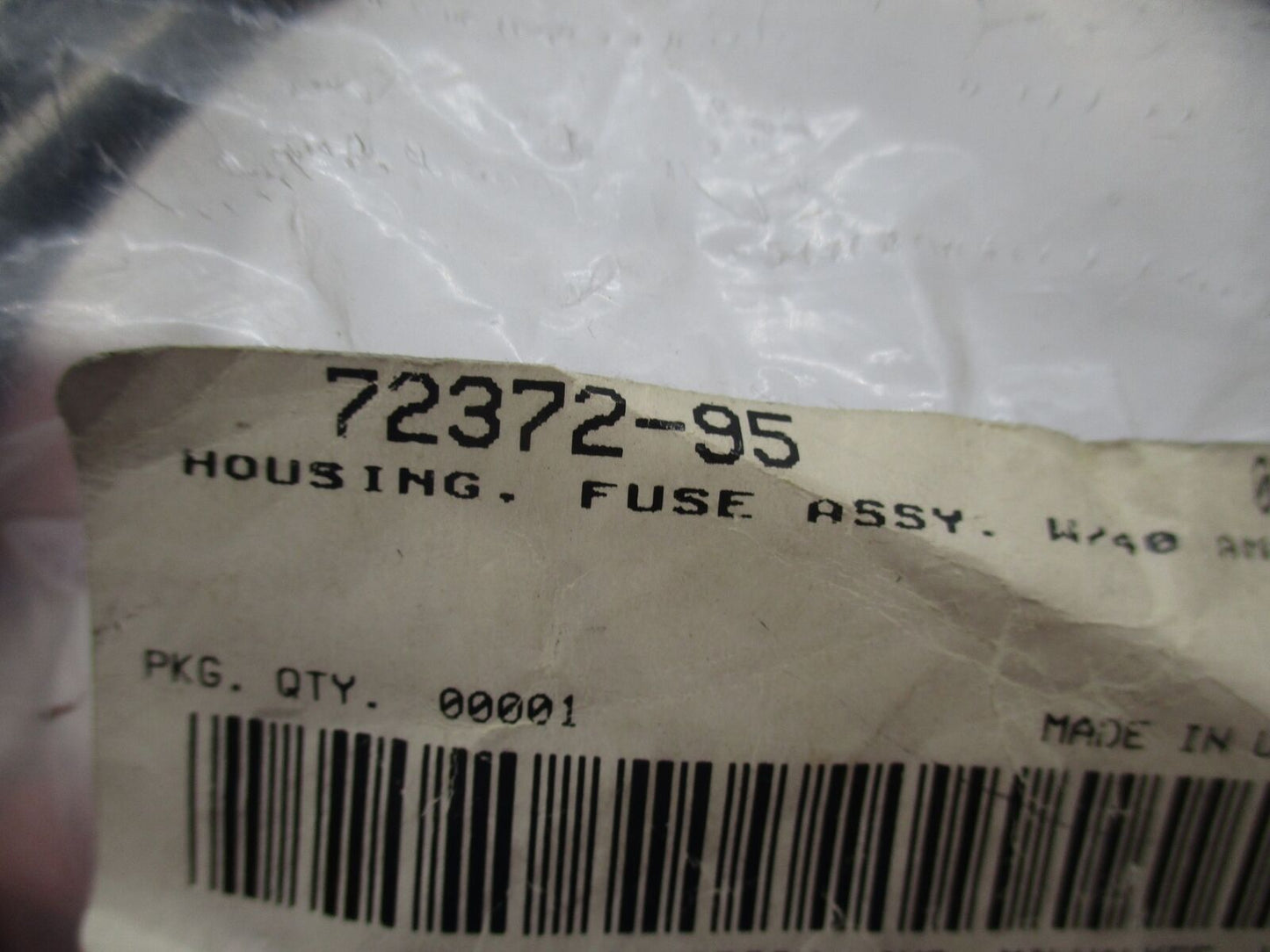 Harley Davidson Genuine NOS Fuse Housing Assembly 72372-95