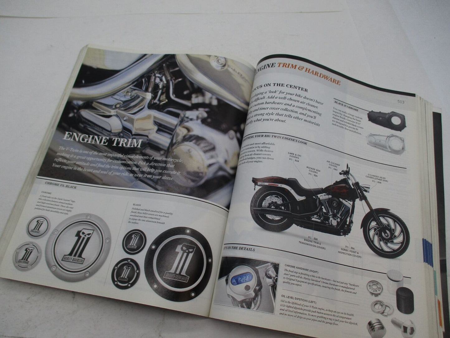 Harley Davidson 2010 Custom Motorcycle Accessories & Parts Catalog 99556-10MPA