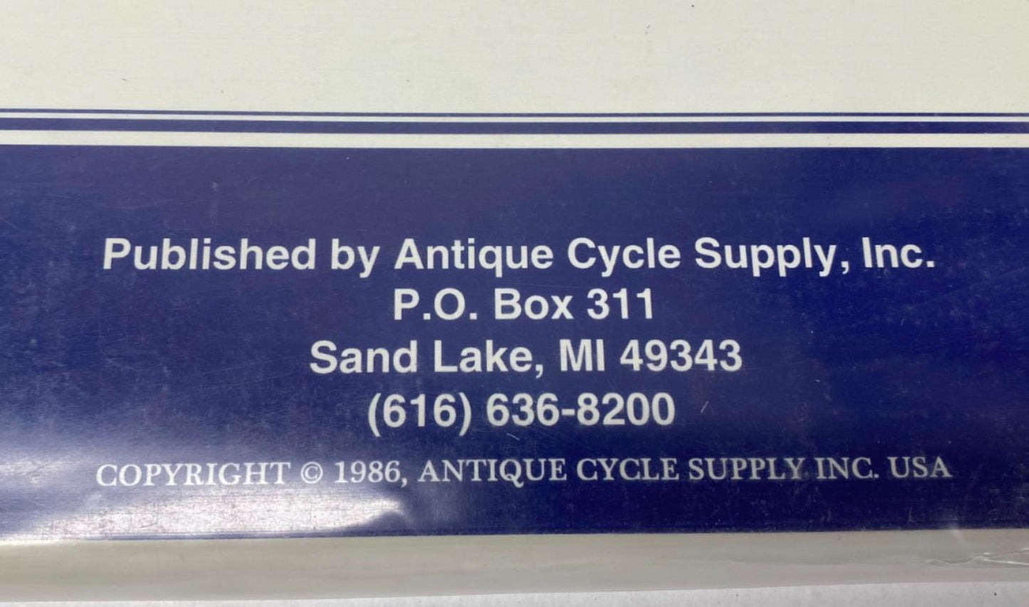 Harley Davidson 1961-71 FL FX Parts Catalog Antiques Cycle Supply