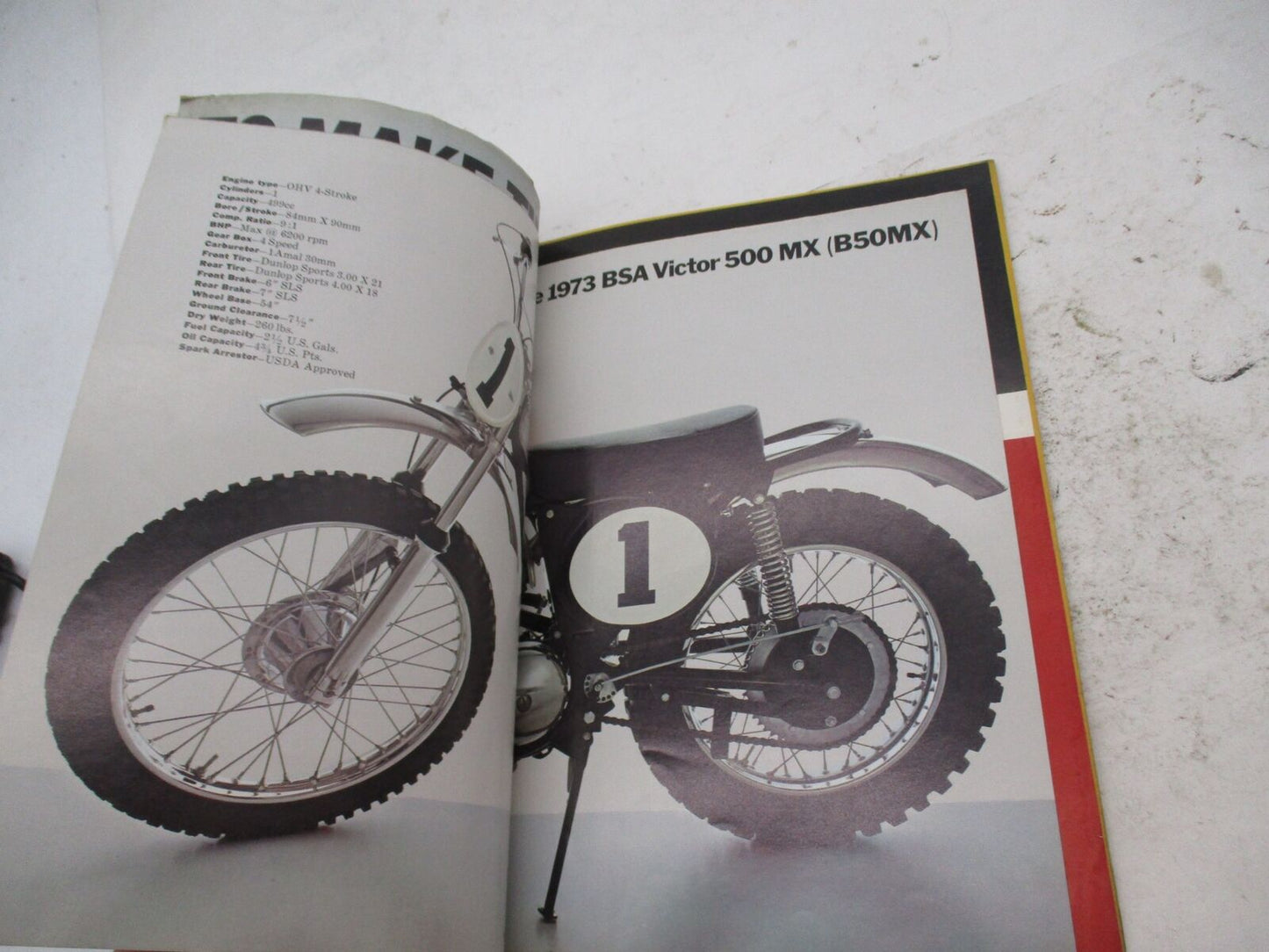Original BSA Warranty Defect Code and Labor Schedules Book 00-5199