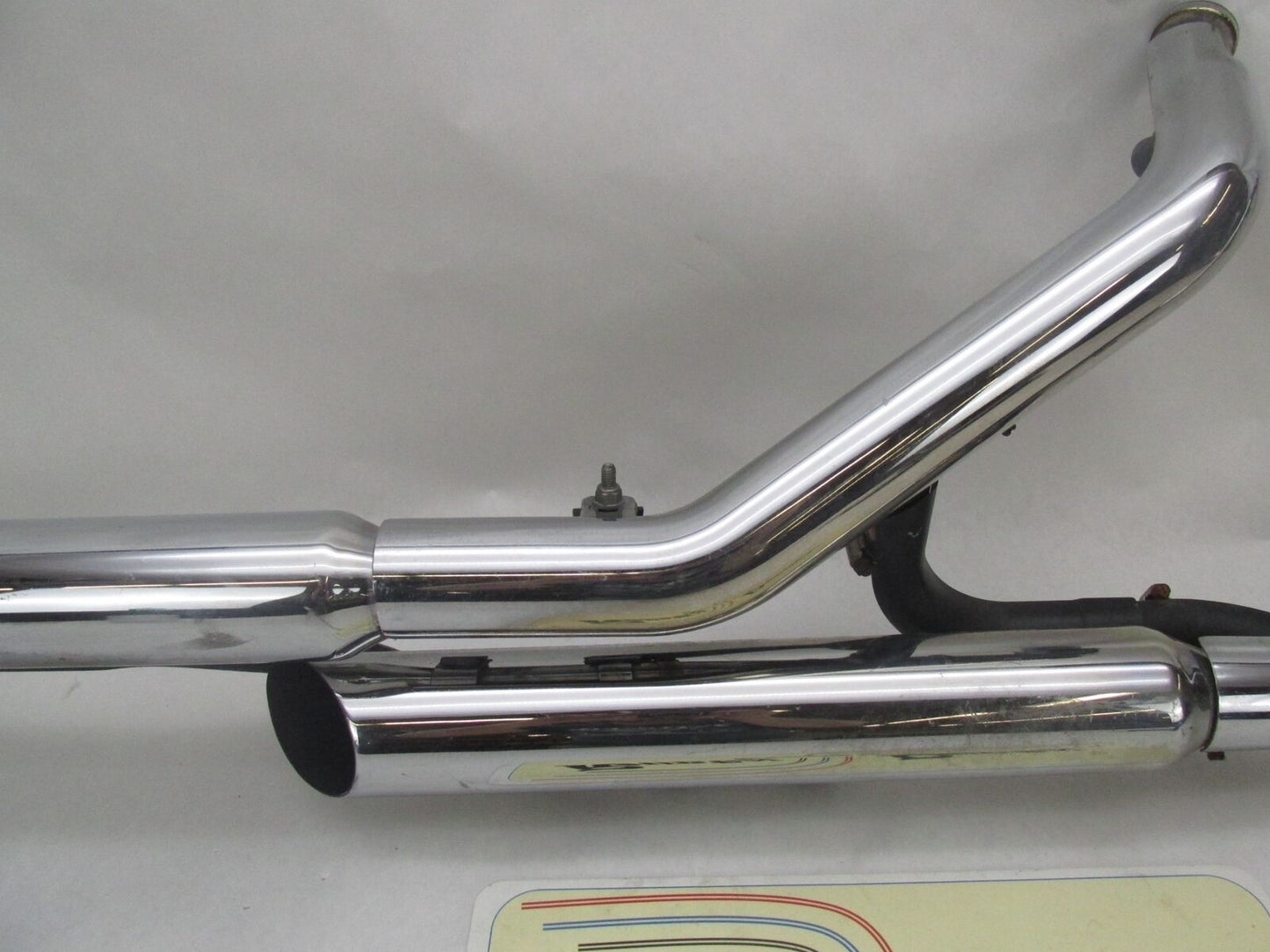 Harley Davidson Softail Exhaust System w/ Aftermarket Slash Cut Slip Ons #1