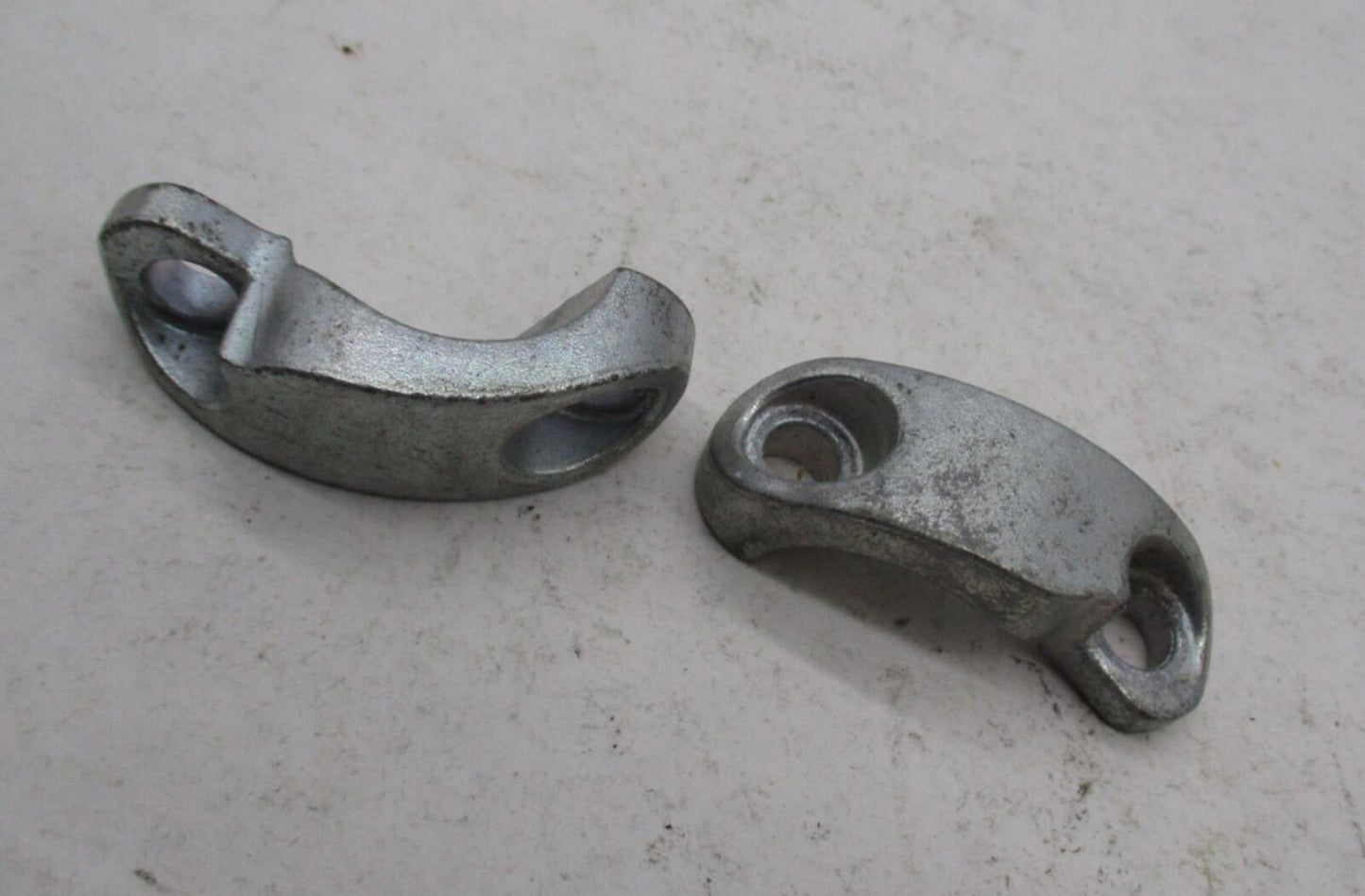 Lot of 2 Harley Davidson Same Side Handlebar Riser Clamps Straps Touring Models