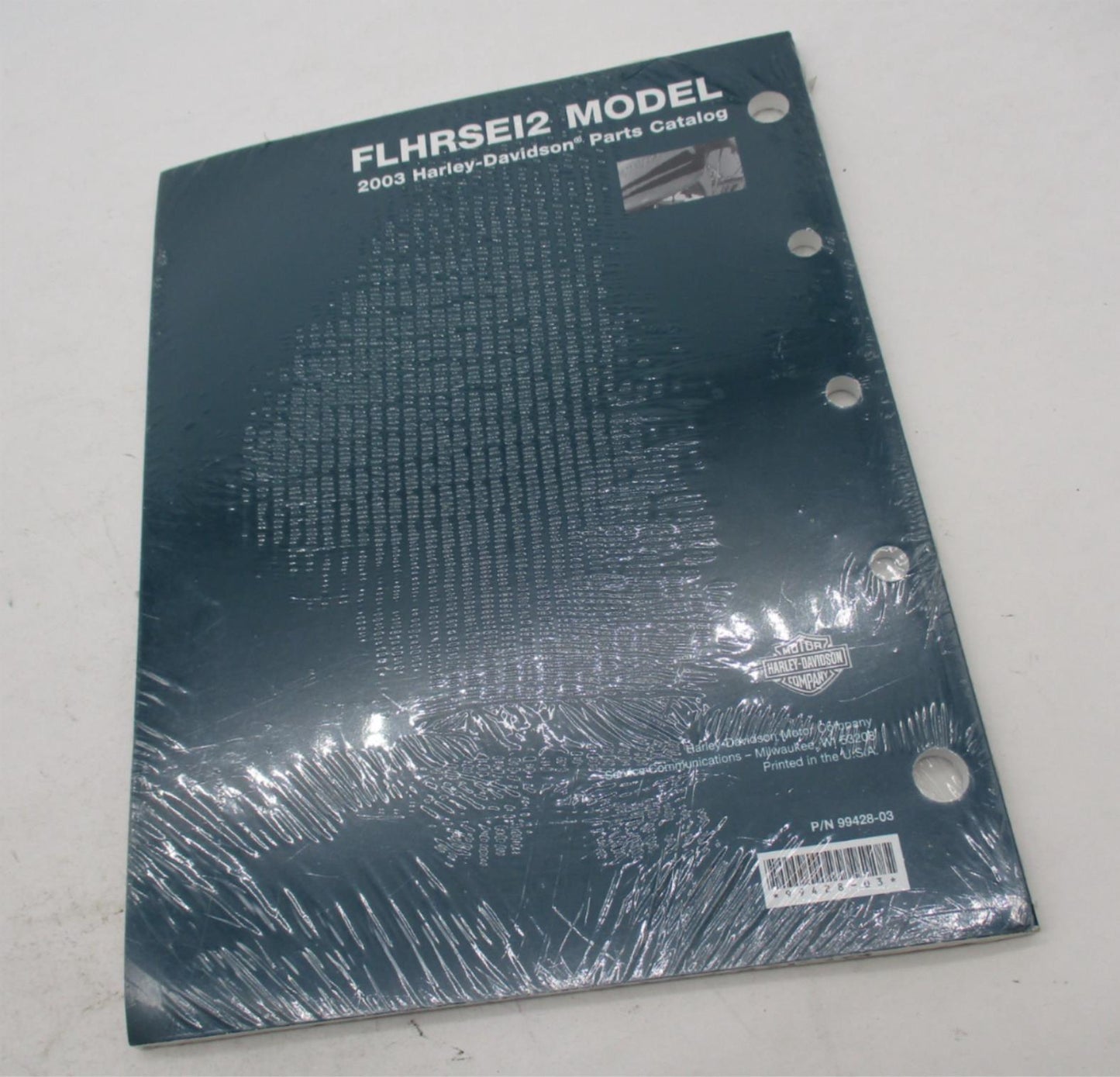 Harley Davidson Official Factory 2003 FLHRSEI2 Model Parts Catalog 99428-03