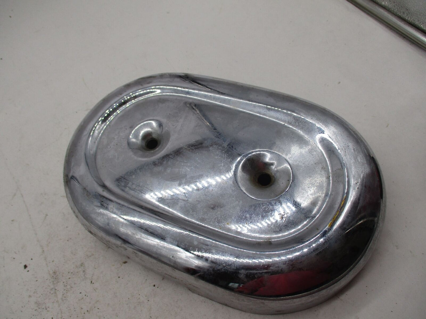 Harley Davidson Genuine Stock Shovelhead Ironhead Chrome Oval Air Cleaner Cover