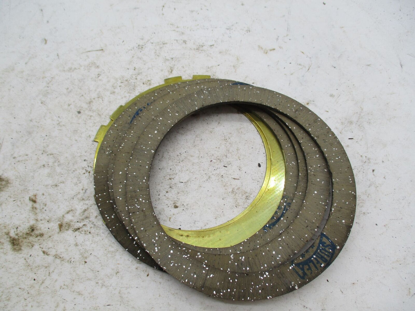 Set of vintage Motorcycle Surflex Clutch Plates w/ Steel Plates Unknown Model