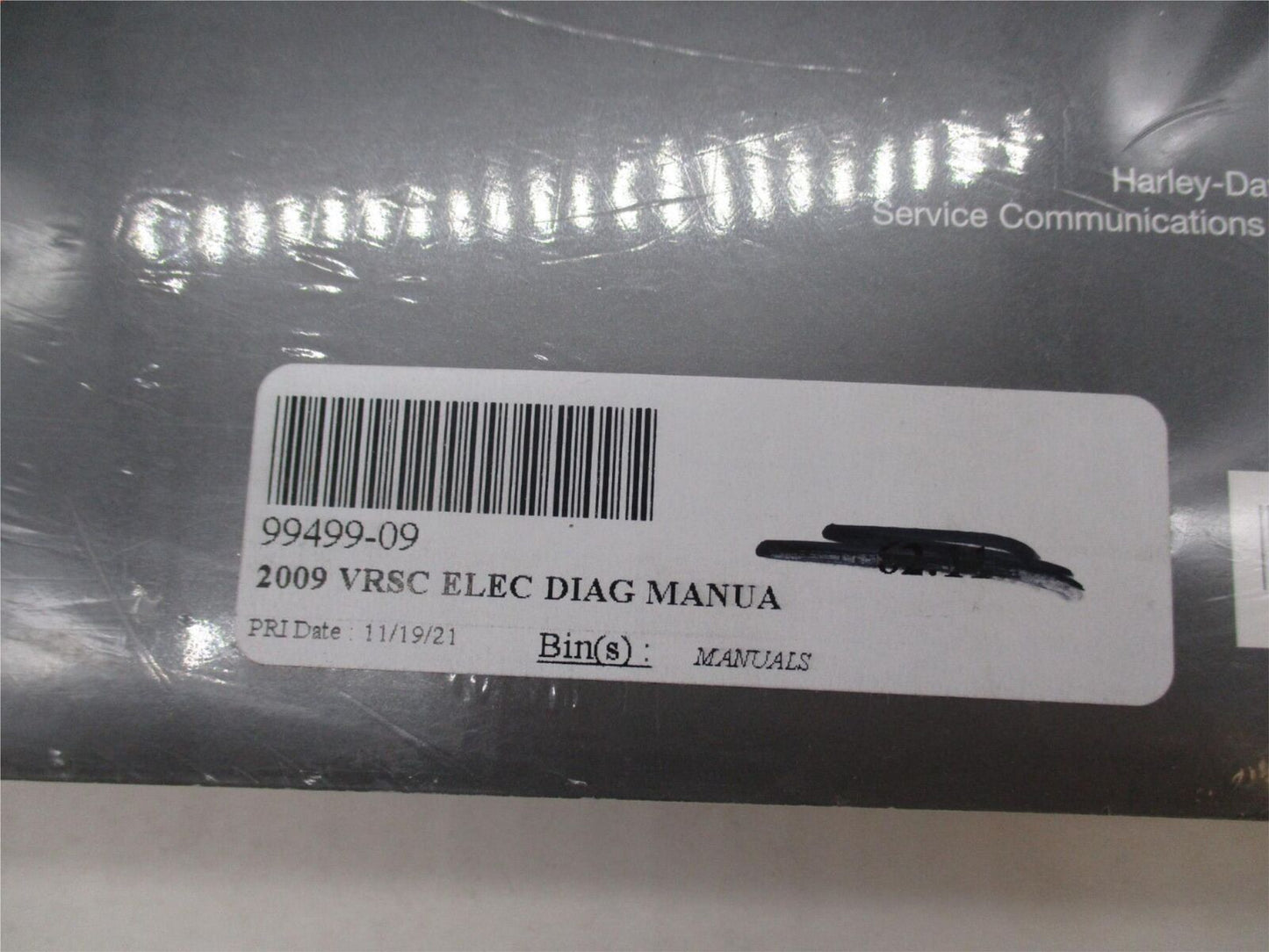 Harley Davidson 2009 VRSC Models Electrical Diagnostic Manual Book 99499-09
