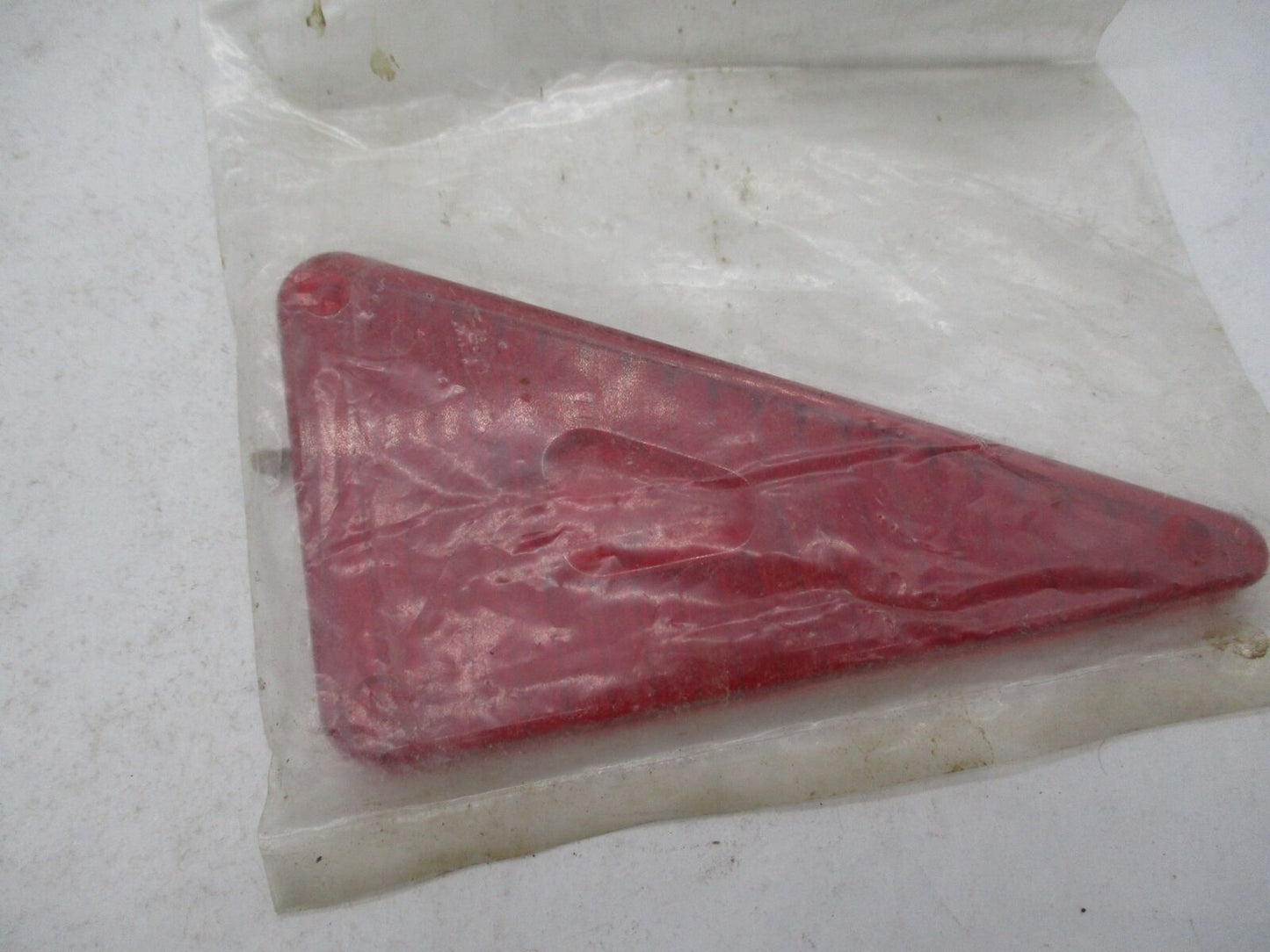 Drag Specialties NOS Motorcycle Left Triangle Triangular Red Light Lens