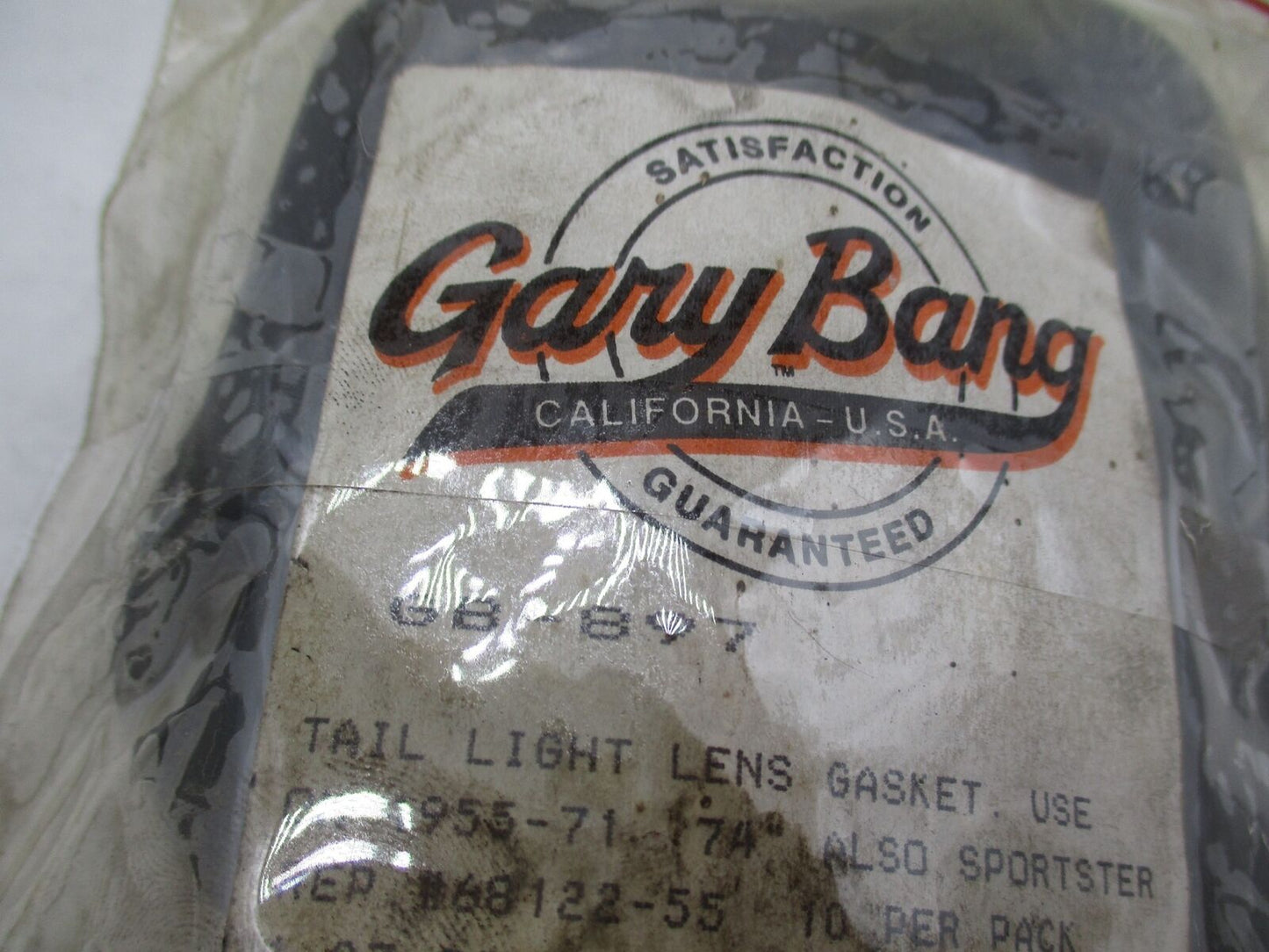 Lot of 10 Harley Davidson 55-71 74" Gary Bang Taillight Lens Gaskets 68122-55