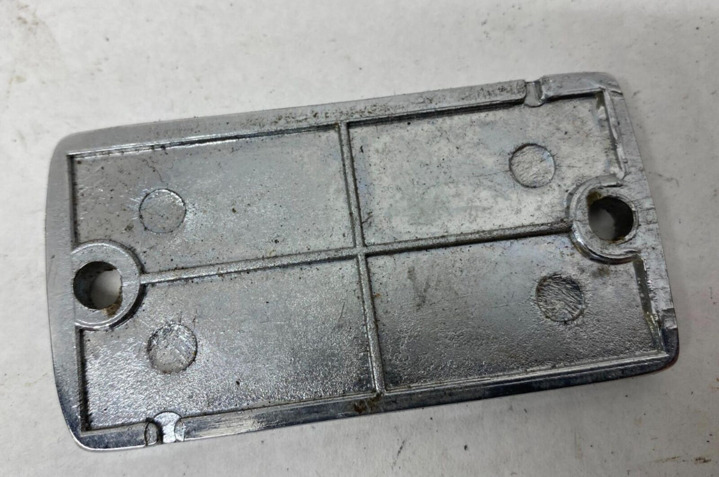 Harley Davidson Chrome Slotted Cylinder Front Brake Clutch Master Cover