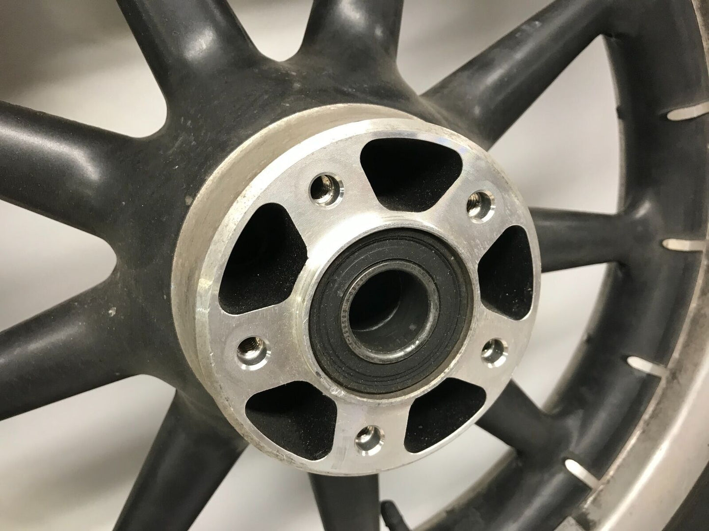 Harley Davidson 16x3 Front Wheel Touring 9 Spoke Black with Tire