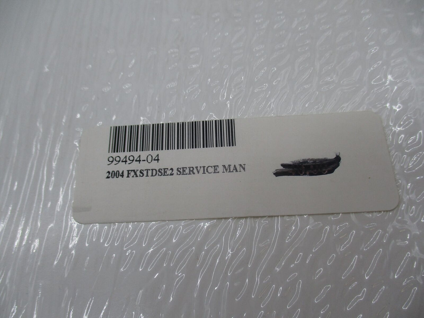 Harley Davidson Official 2004 FXSTDSE2 Service Manual Supplement 99494-04
