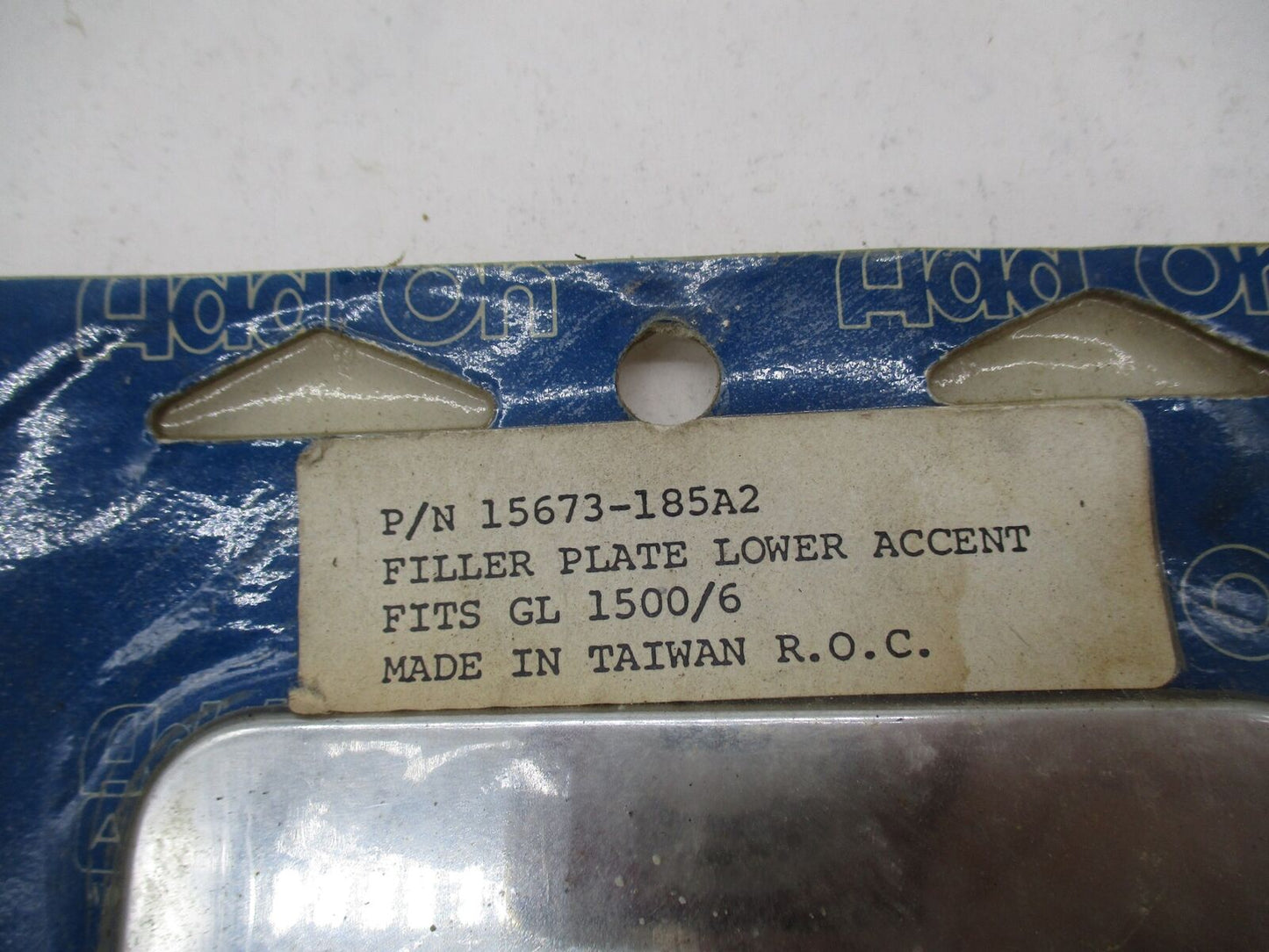 Add On Inc Honda Goldwing GL1500 Chrome Filler Plate Lower Accent 15673-185A2