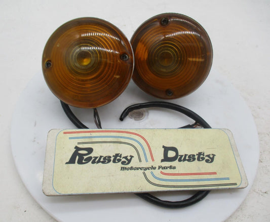 Pair of Harley Davidson Genuine Touring Chrome Turn Signals