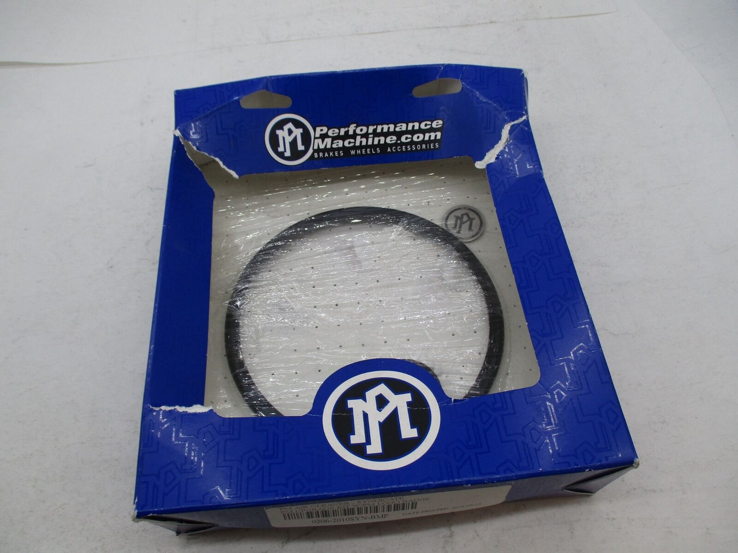 Harley Performance Machine Air Cleaner Trim w/ Logo Badge 0206-2010SYN-BMP