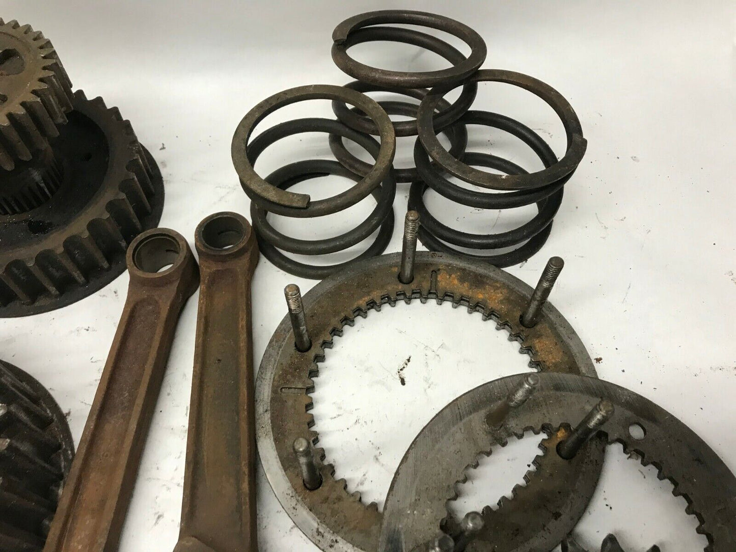 Lot Harley-Davidson Ironhead Sportster Primary Compensator Sprocket Rods Parts