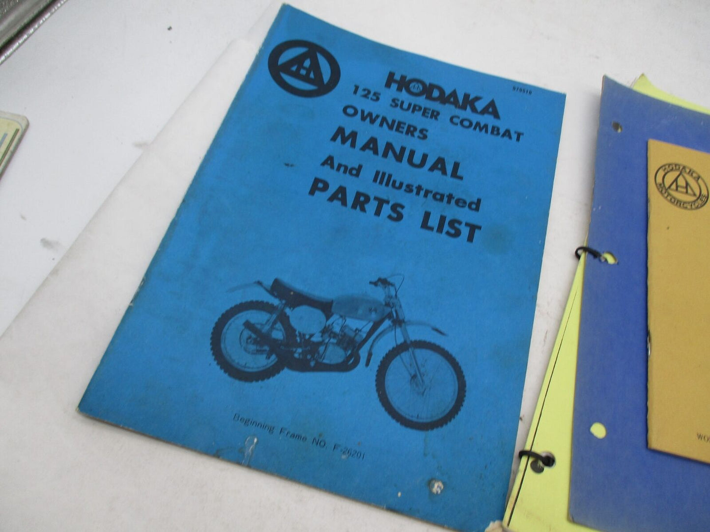 Mix lof of Hodaka Owners Manual and Parts List Books Dirt Squirt Super Combat