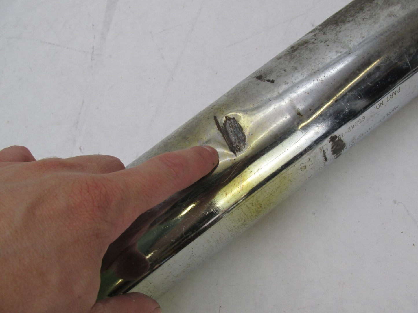 Harley Davidson Genuine FLH Shovelhead Exhaust Muffler 65242-78