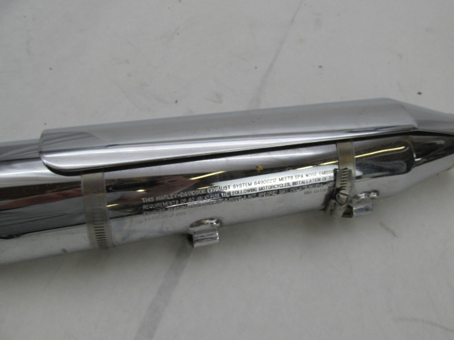 Harley Davidson Stock 2014-16 Sportster Chrome Exhaust Muffler 64900212