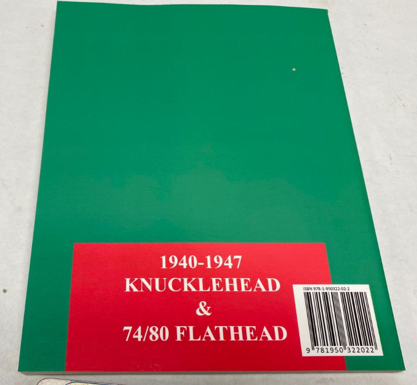 The Mighty Knucklehead O.H.V. Motor Service Manual Harley Davidson