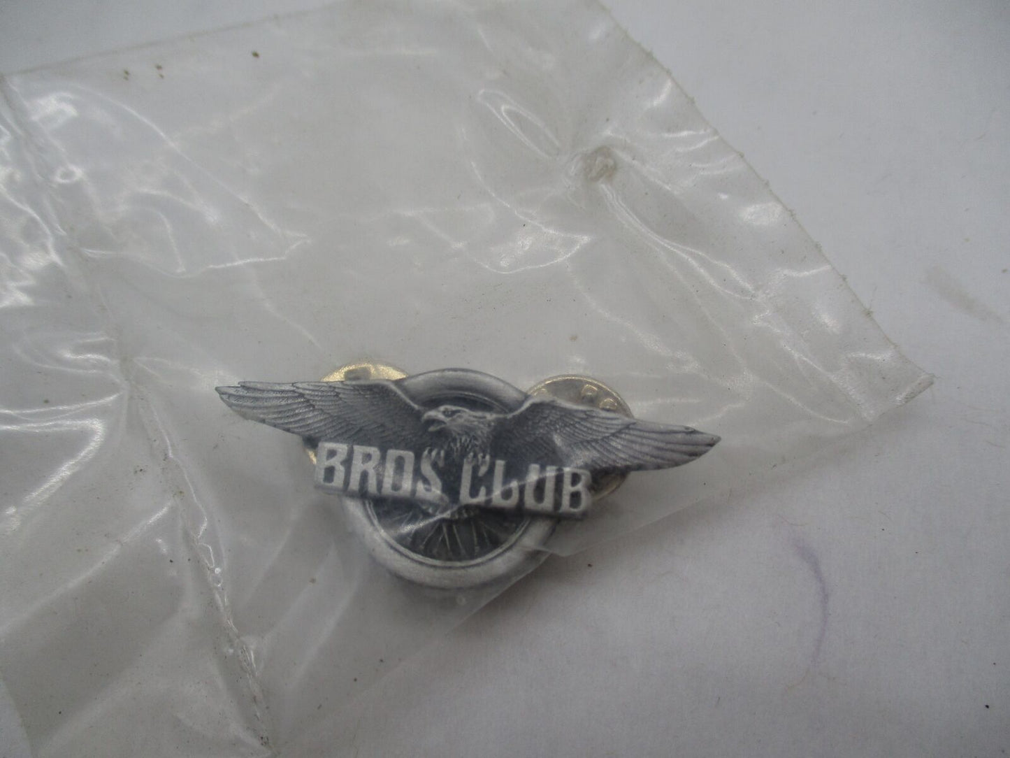 Harley Chopper Easy Riders Magazine Eagle Bros Club Pin 1.75" x .75"