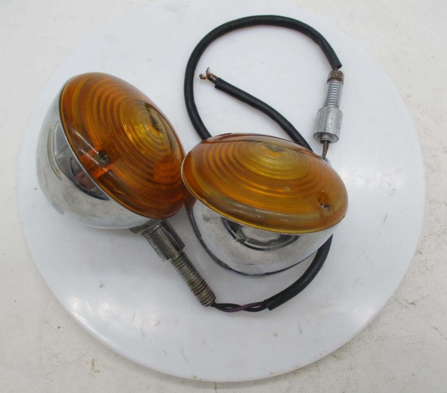 Pair of Harley Davidson Genuine Touring Chrome Turn Signals