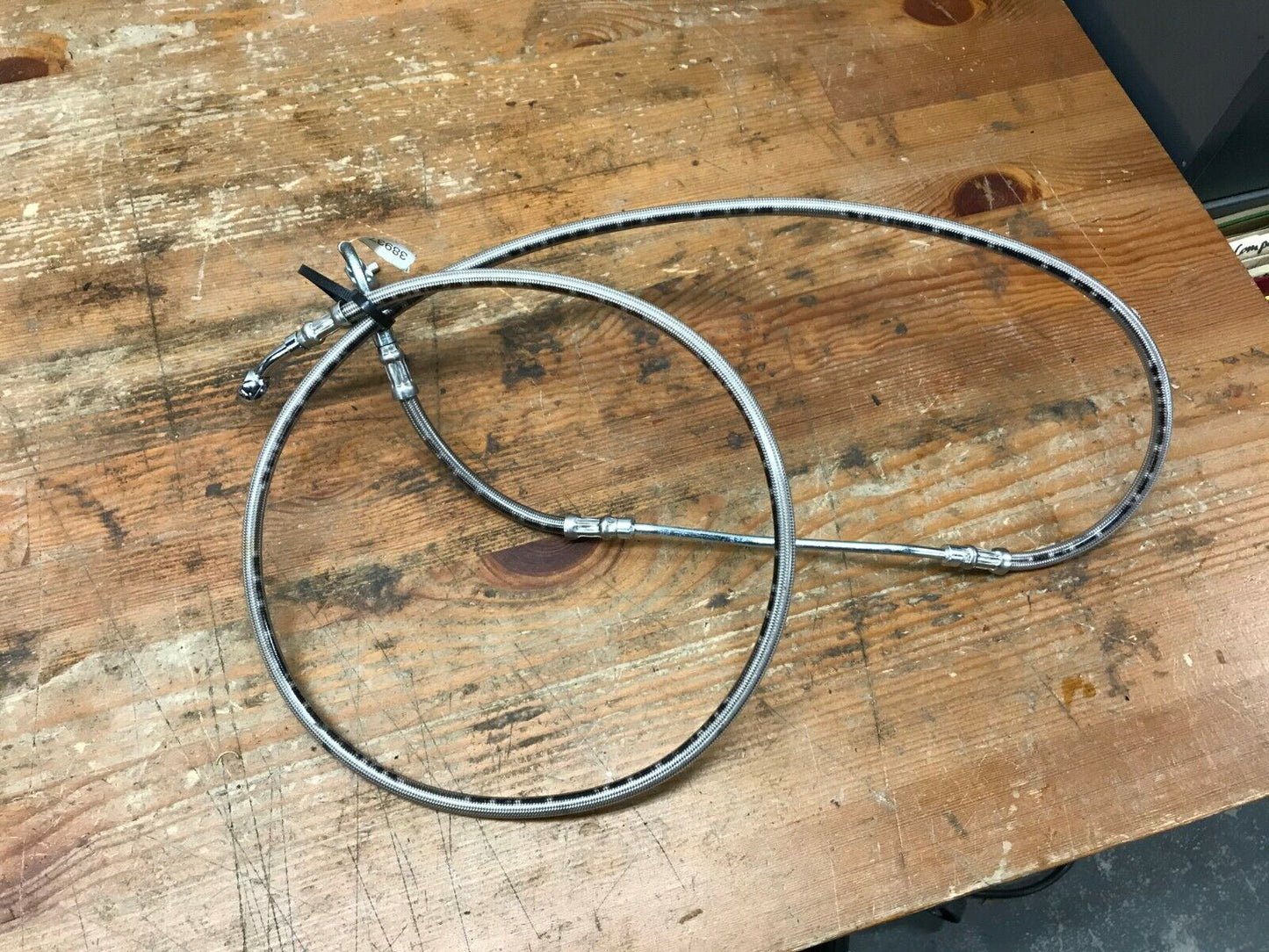 Harley-Davidson 38937-09 Upper Front Brake Line FLHT FLHR 09-13 Steel Braided