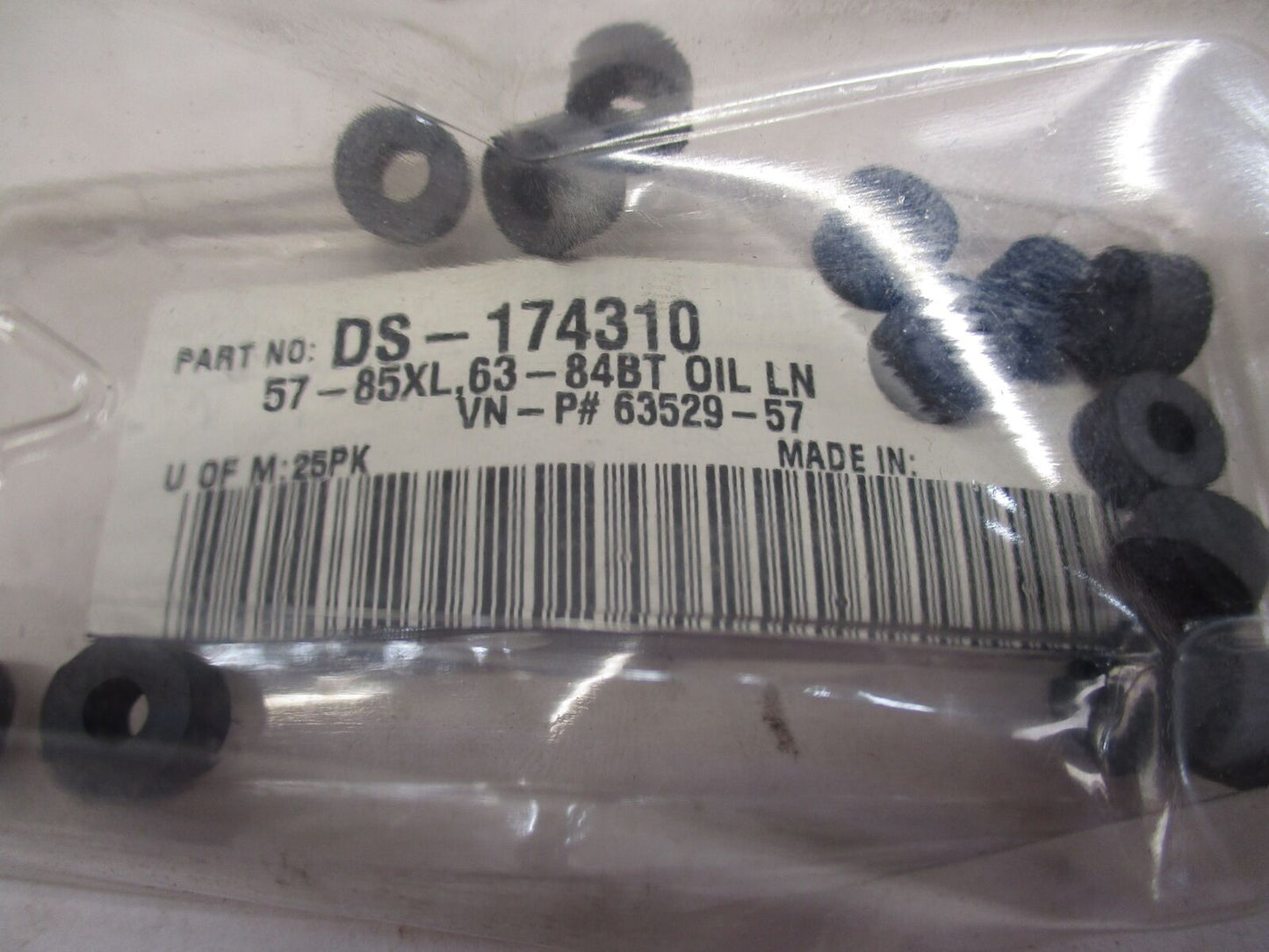 Lot of (25) Harley Davidson Oil Line Seals 63529-57