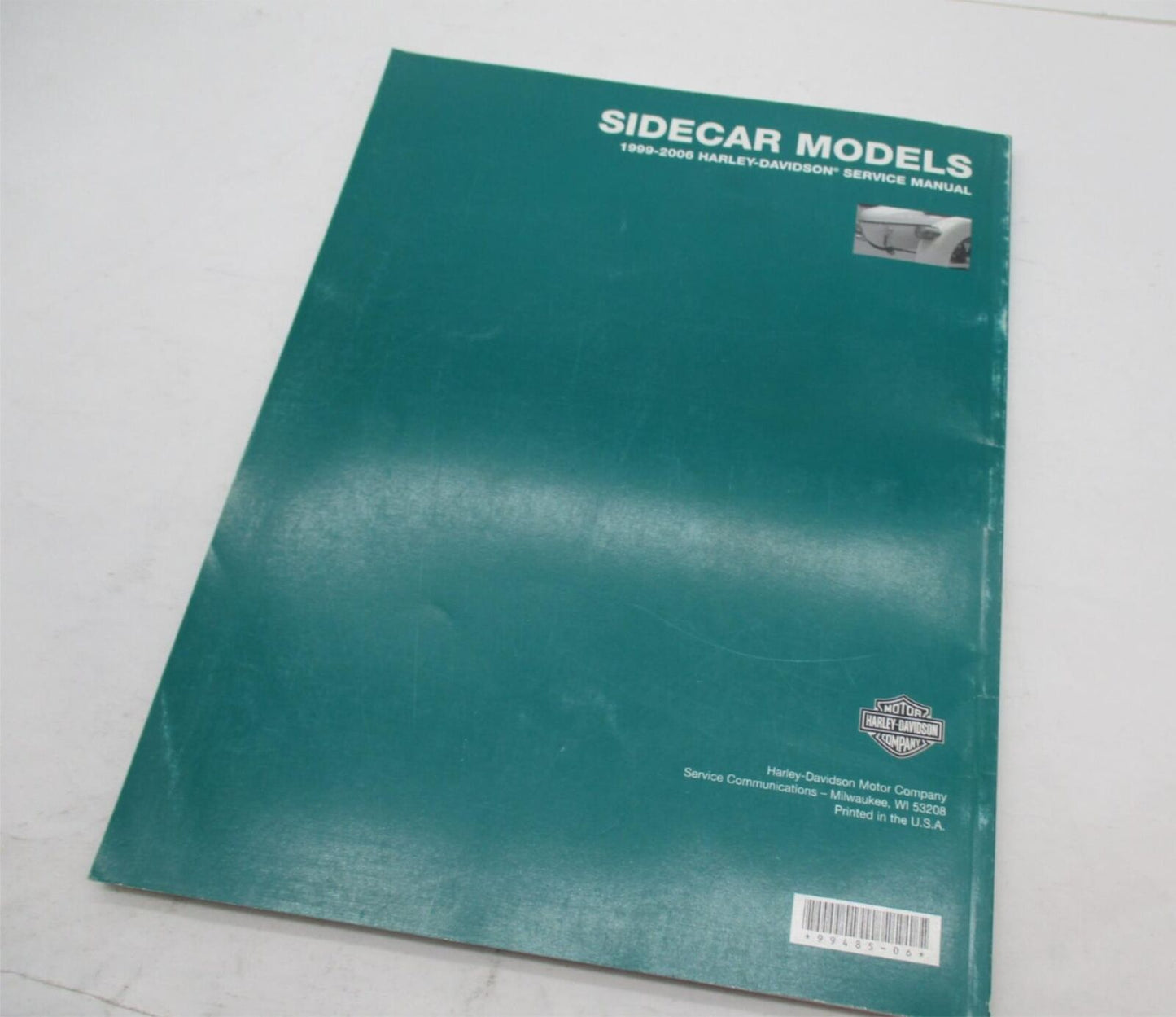 Harley Davidson Official Factory 1999 - 2006 Side Car Service Manual 99485-06