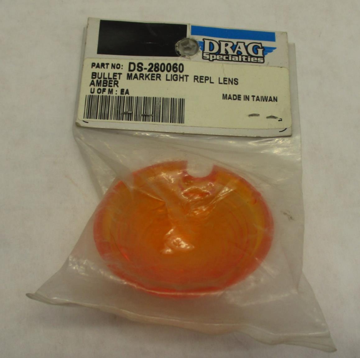 Replacement Bullet Light Amber Lens Harley Davidson Turn Signals DS-280060