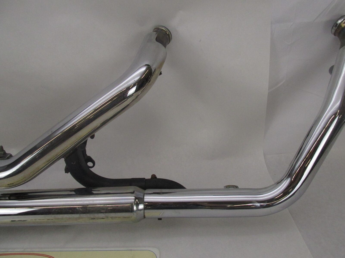 Harley Davidson Softail Exhaust System w/ Aftermarket Slash Cut Slip Ons #1