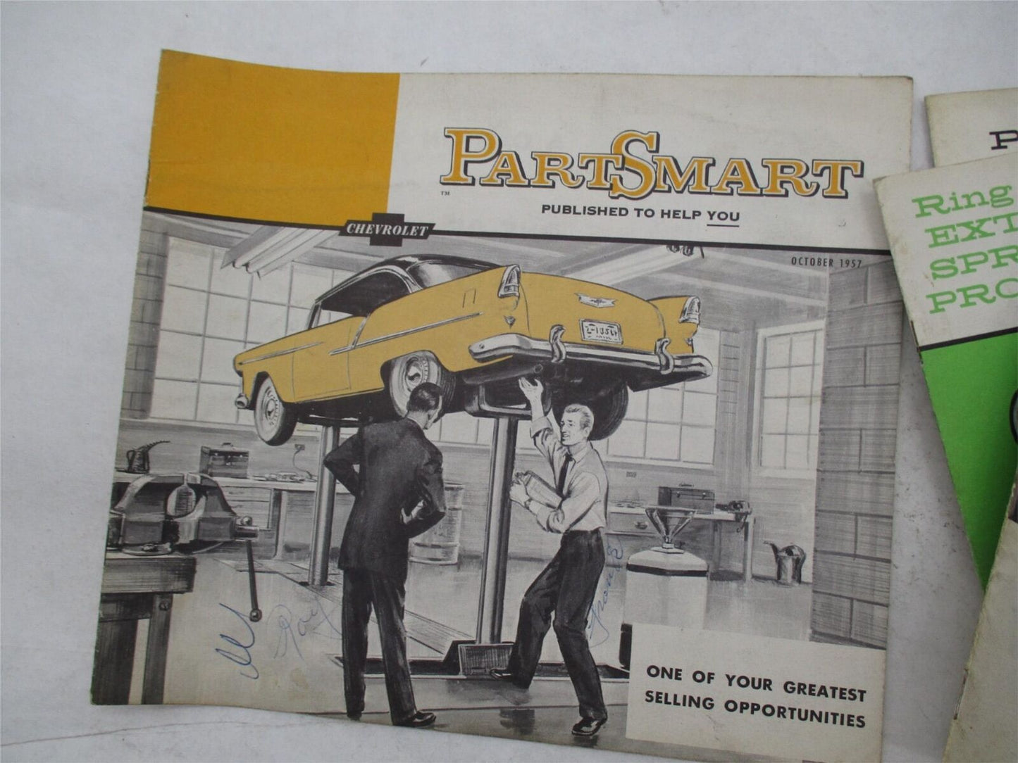 Lot of 6 Vintage Chevrolet Chevy Part Smart Car Manuals Books