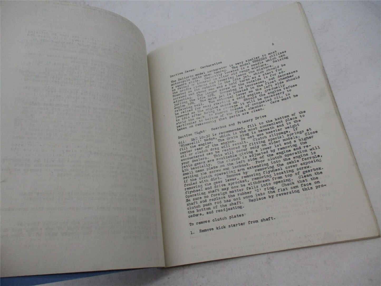 Cotton Motorcycle 175cc Trials and Enduro Workshop and Parts Manual Book