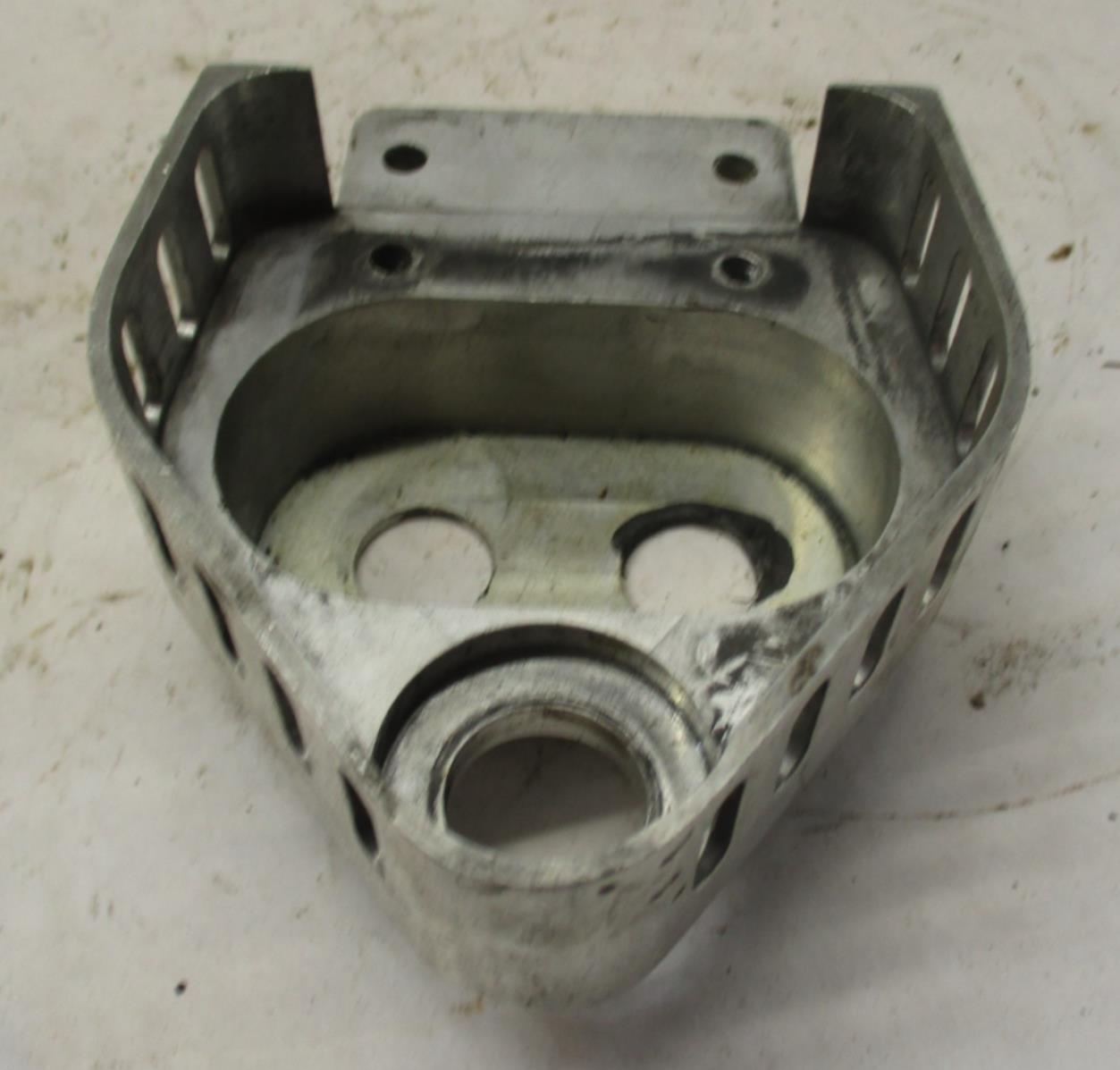 Harley Davidson Aluminum Slotted Handlebar Riser Mount Cover Custom Electra