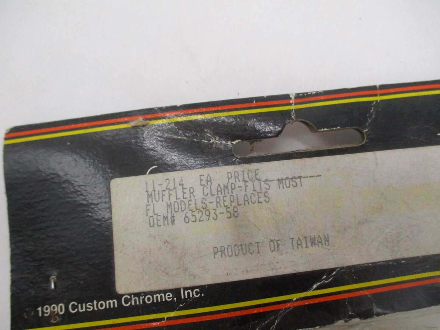 Custom Chrome Harley Davidson FL Muffler Clamp 11-214 65293-58