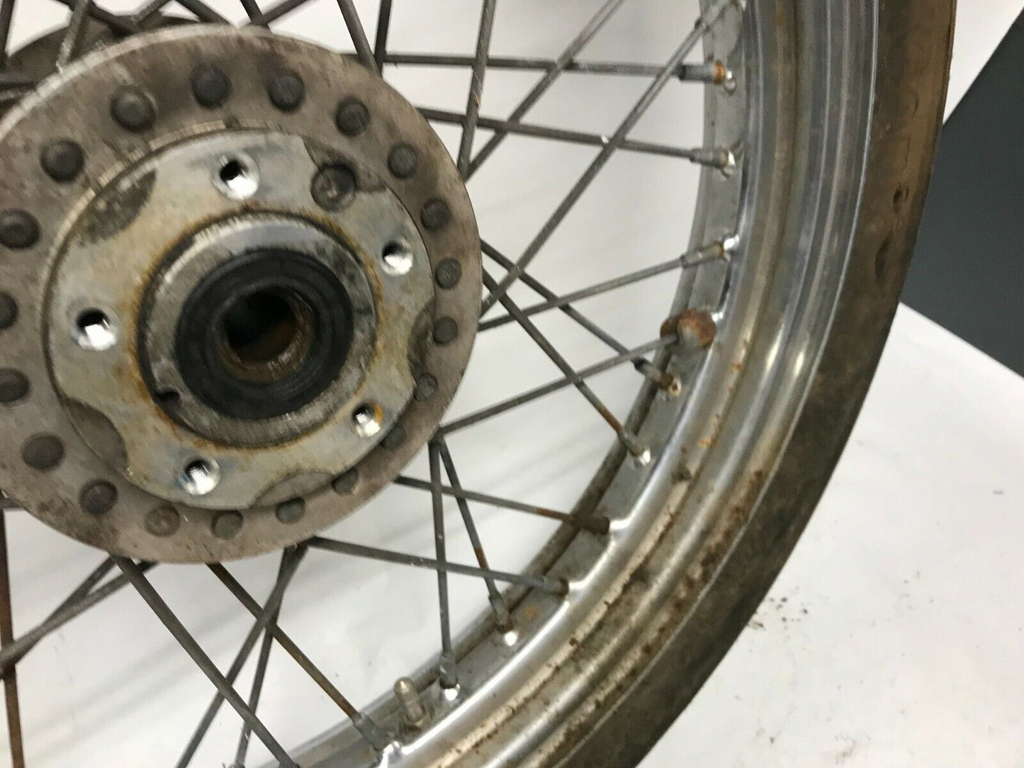 19” Harley Davidson Dual Disc Front Wheel 19x2.5 TLA Dyna FXR FX sportster