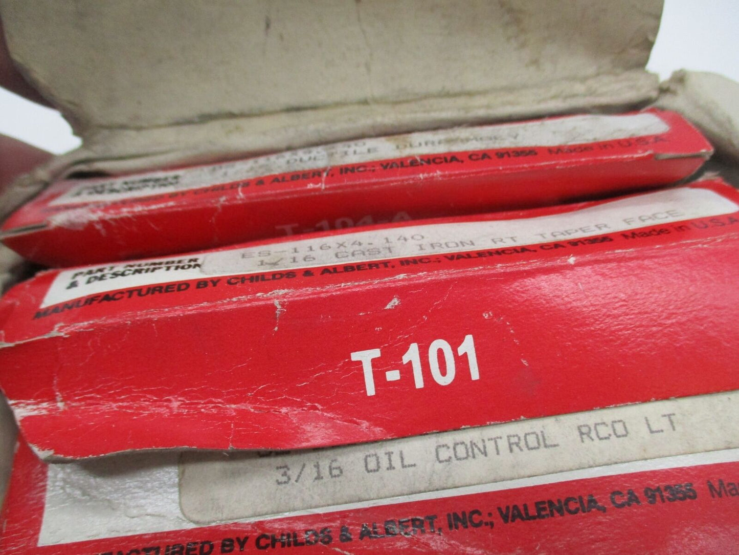 Harley Childs & Albert 4.140 1/16 316 Duramoly Piston Ring Set RS-9346-15
