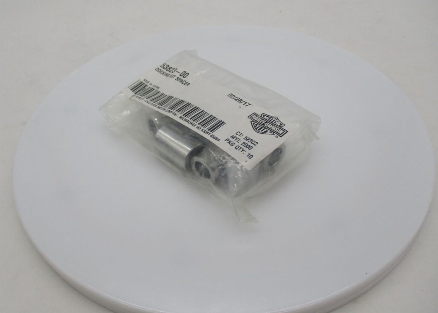 Lot of 8 Harley-Davidson Genuine NOS Docking Kit Spacers 53823-00
