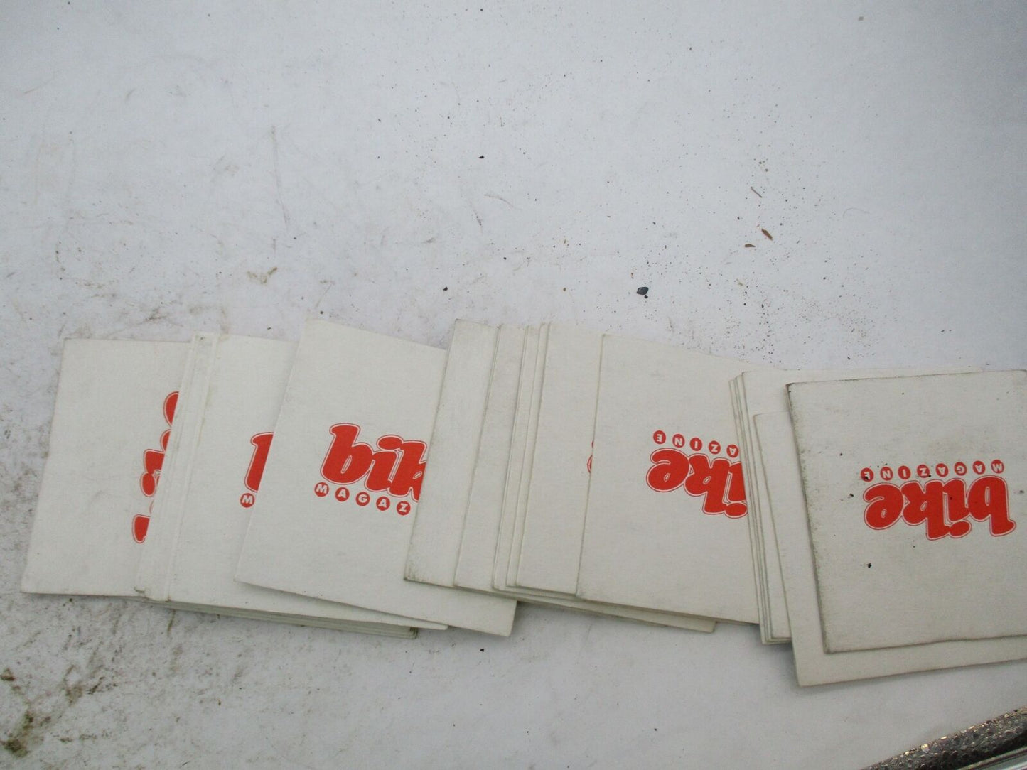 Lot of 31 Bike Magazine Vintage Collectible Puzzle Coasters Very Rare
