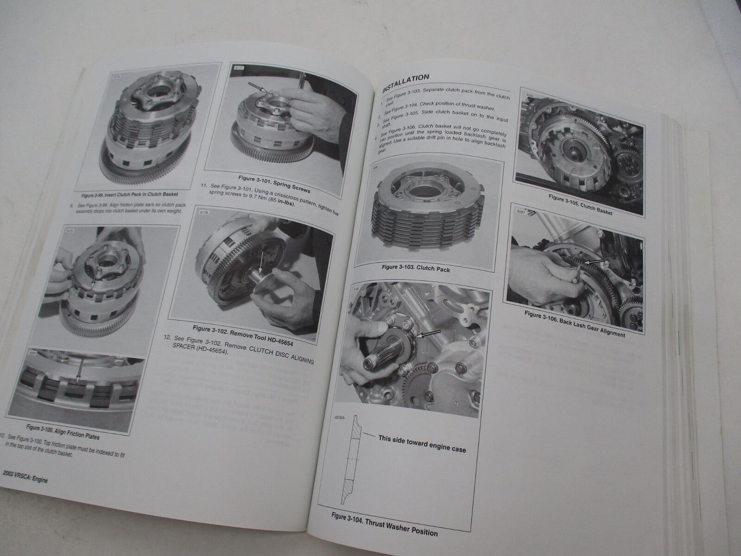 Harley Davidson Official Factory V-Rod VRSCA Service Manual 2002 99501-02A