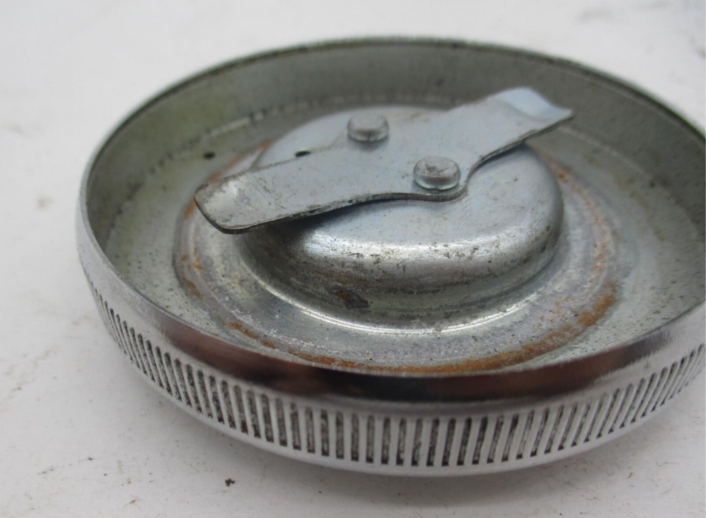 Harley Davidson Knucklehead Panhead Non-Vented Eaton Style Chrome Gas Tank Cap